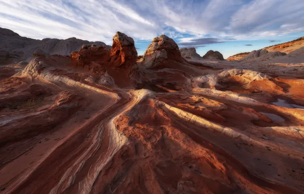 Mountains, rocks, canyons