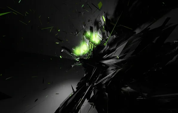 Picture light, the explosion, black