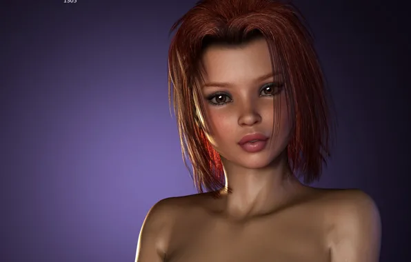 Look, girl, portrait