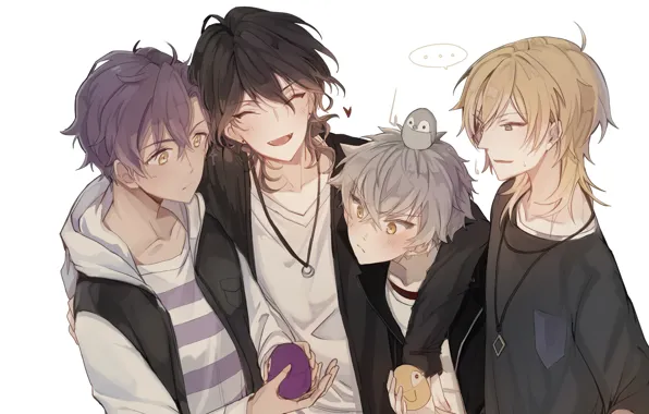Group, art, guys, Ensemble Stars!