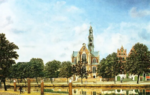 Picture picture, the urban landscape, Jan van der Heyden, Jan van der Heyden, Westercon in Amsterdam