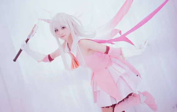 Pink, gloves, cosplay