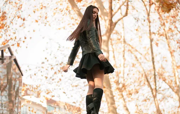 Skirt, legs, Photohobic