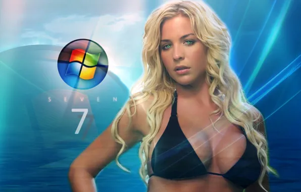 Chest, girl, windows7