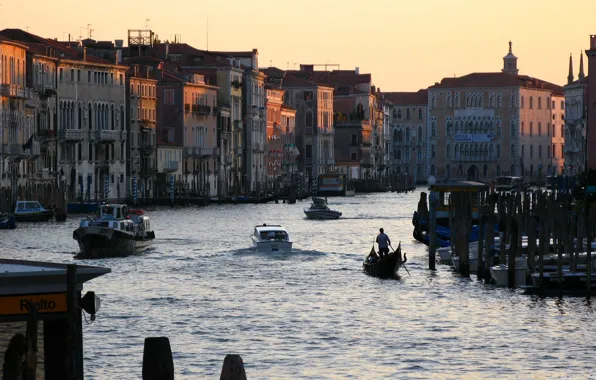 Italy, Venice, gondola