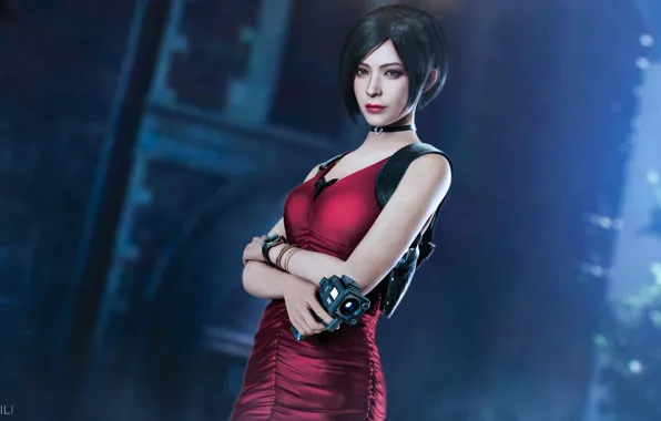 Picture look, girl, brunette, beautiful, Ada Wong, Ada Wong, Resident Evil 2 Remake