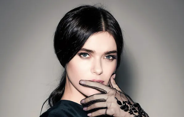 Picture look, girl, face, photo, gloves, singer, Elena Temnikova