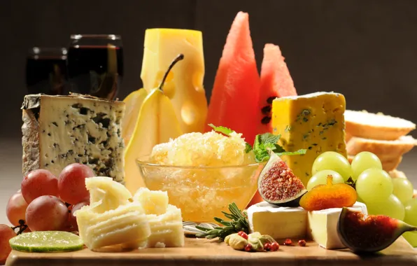 Picture cheese, cheese plate, French cuisine