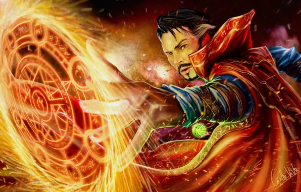 Magic, art, MAG, Doctor Strange, Doctor Strange, Stephen Strange