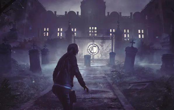 Picture night, home, mansion, Lara Croft, Tomb raider, Shadow of the Tomb Raider