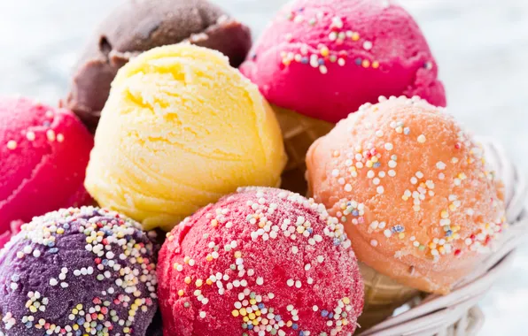 Picture colorful, ice cream, dessert, sweet, sweet, dessert, ice cream