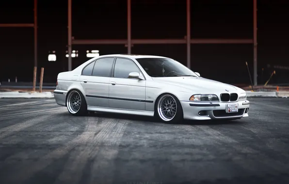 Picture BMW, BMW, silver, silver, tuning, E39