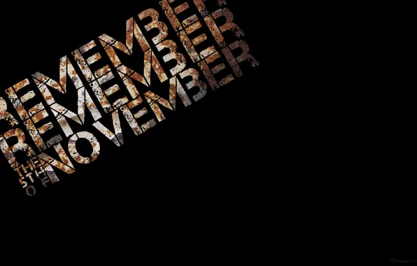 Picture v for vendetta, remember remember, the 5th of november