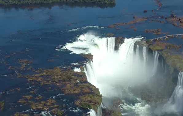 Picture nature, river, waterfall