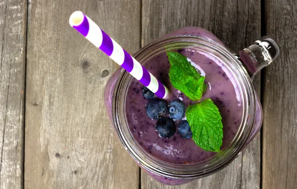 Berries, blueberries, cocktail, fresh, blueberry, berries, yogurt