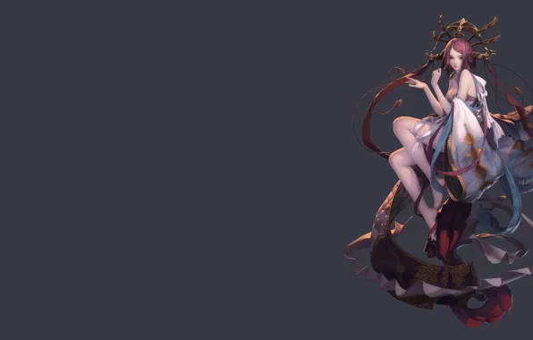 Picture fantasy, anime, art. girl