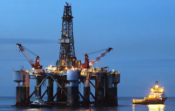 Picture Rig, Oil, Gas, Normand Titan - Teesport, Ocean Princess, Drilling
