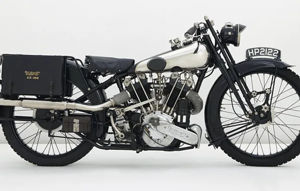 Picture engine, brough superior, classick bike