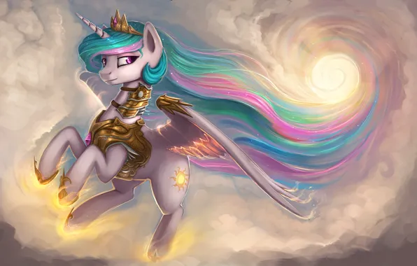 Picture fantasy, princess celestia, Princess Celestia, My Little Pony: Friendship is Magic, by Rain-Gear