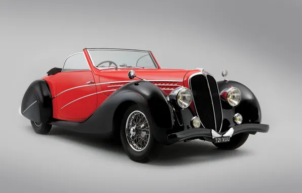 Retro, convertible, 1947, Delahaye, 135 MS