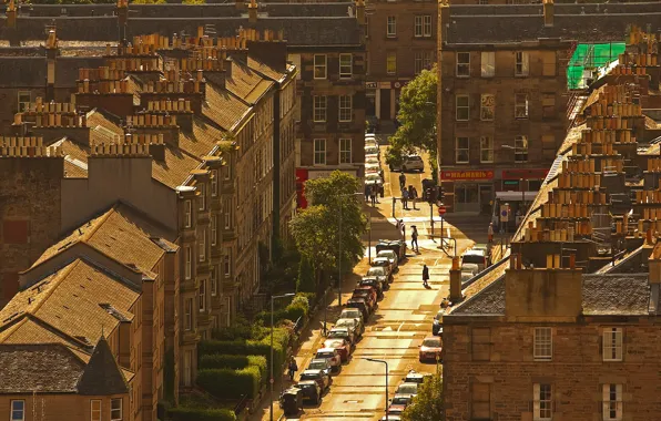 Roof, home, Scotland, Edinburgh