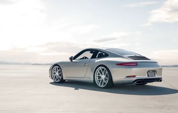 Picture silver, porsche, carrera, 991