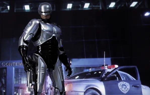 Picture background, robot, armor, cyborg, Robocop, RoboCop