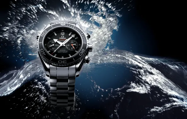 Picture water, watch, Omega