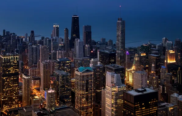Picture lights, Chicago, Chicago, megapolis