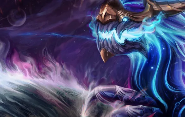Space, dragon, League of Legends