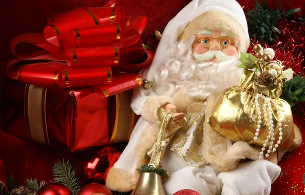 New year, Christmas, Christmas, decoration, santa, Merry