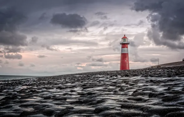 Picture Netherlands, Zeeland, Lighthouse Noorderhoofd Westkapelle, West chapel