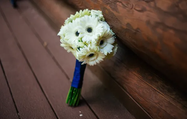 Flowers, bouquet, white, wedding