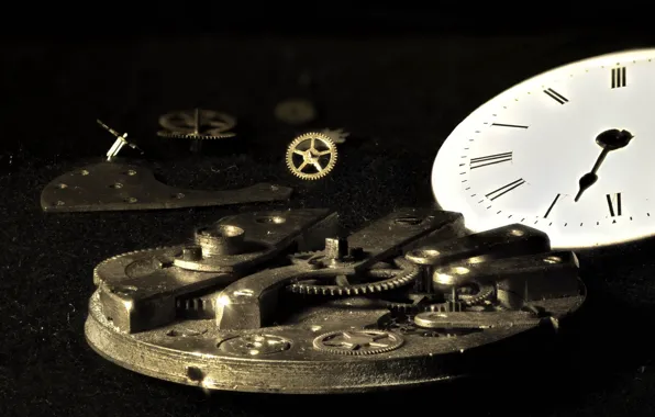 Time, watch, mechanism