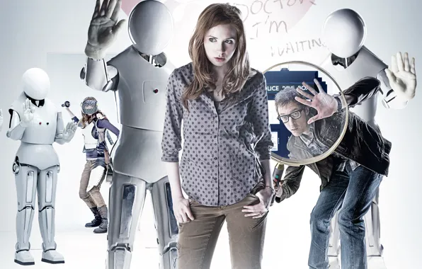 Robots, the series, Doctor Who, Doctor Who, Amy, Amy Pond, Karen Gillan, Karen Gillan