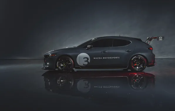 Mazda, side view, Mazda 3, 2020, TCR