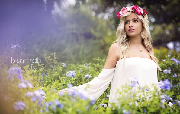 Picture girl, nature, Allison