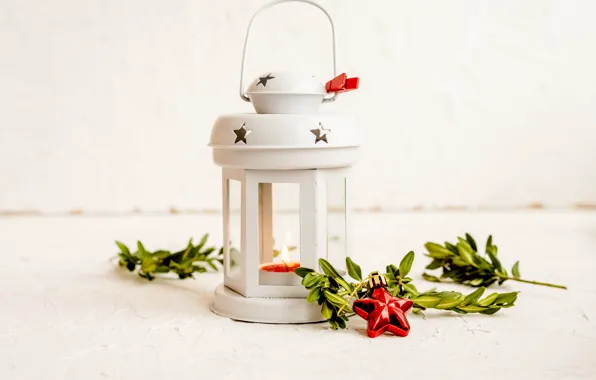 Picture white, lantern, decoration