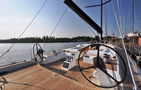 Yacht, deck, luxury, yacht, cockpit, Futuna-70