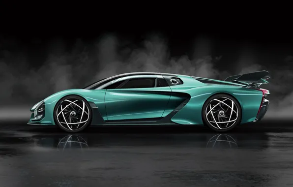 Side view, hypercar, 2019, HongQi S9, FAW