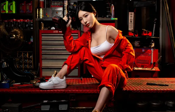 Girl, Asian, workshop