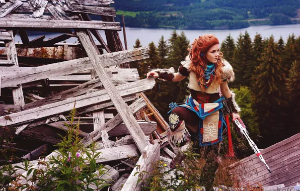 Picture the heroine, Cosplay, Horizon Zero Dawn, Eloy, Katrix