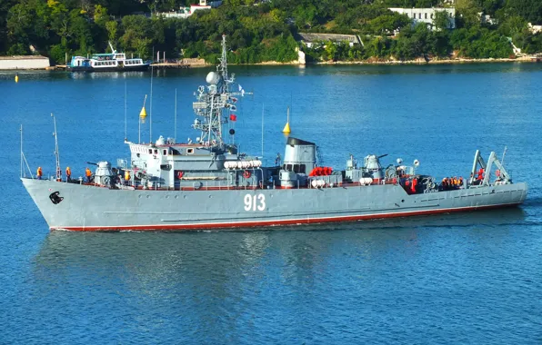 Sea, minesweeper, Kovrovets