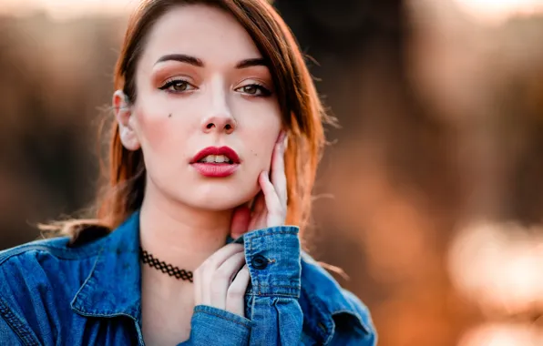 Picture eyes, face, background, model, hair, lips