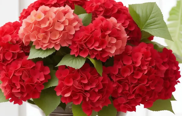 Flower, flowers, red, green, green, tenderness, figure, plant