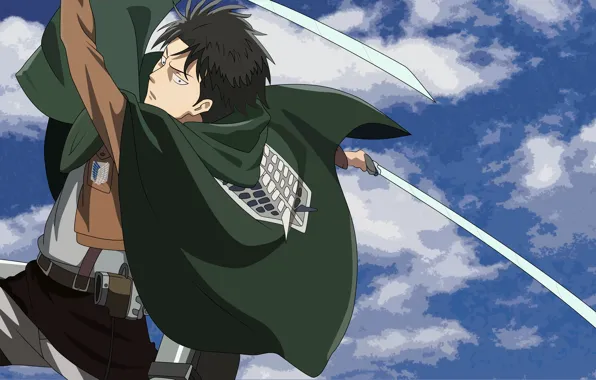 Anime, art, Shingeki no Kyojin, Attack of the titans, The invasion of the giants, Levi, …