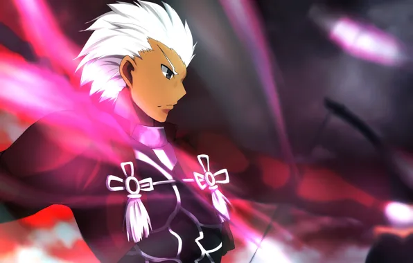 Wallpaper Fate Stay Night, art, guy, Archer, Archer, anime