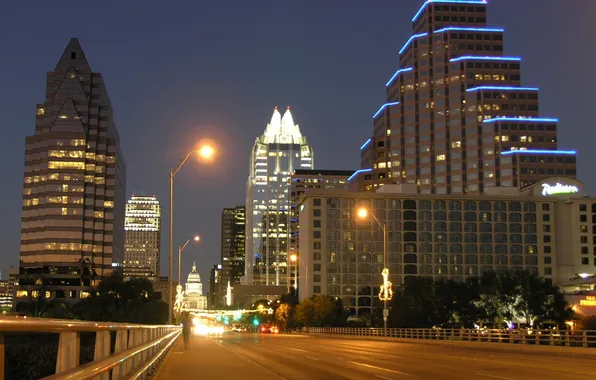 Picture city, the city, USA, Austin, Texas
