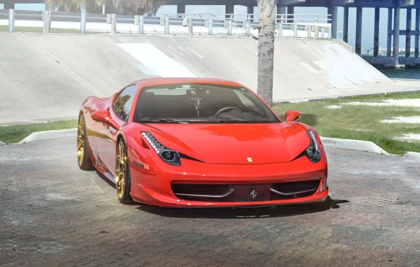 Picture Ferrari, 458, Italia, Wheels, Strasse