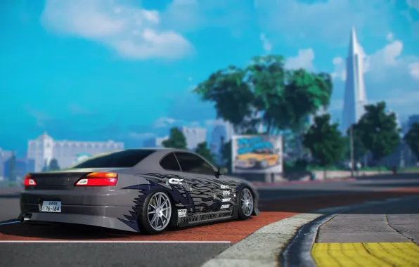 Mazda, games, silvia, carsfromgame, carx, nissan silvia s15